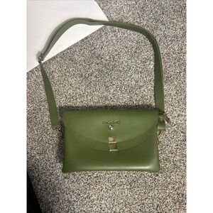 Crossbody Bag Olive Green Flap Purse Chain Strap‎ Small